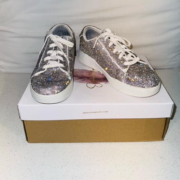 Jessica Simpson Rhinestone Sneakers - Picture 2 of 13